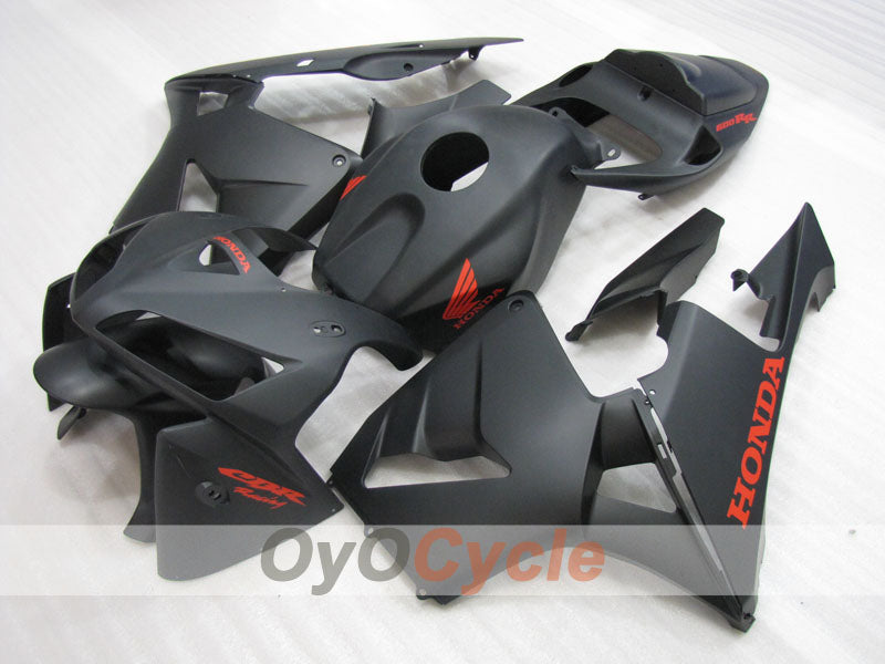 Kit de carénages injectés pour CBR600RR 05-06 - Noir mat - Style d'origine #OYO87904923