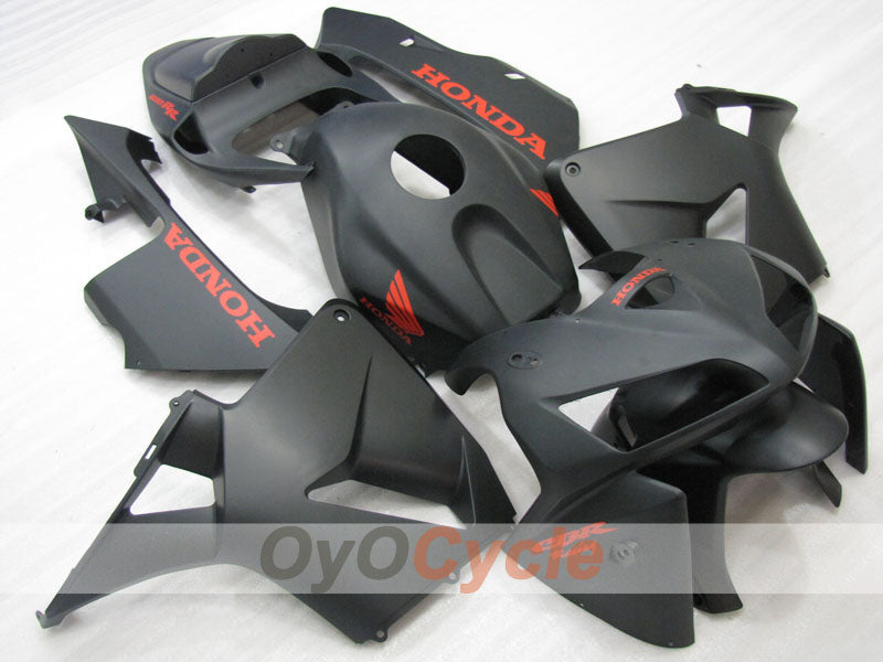 Kit de carénages injectés pour CBR600RR 05-06 - Noir mat - Style d'origine #OYO87904923 Image secondaire du produit
