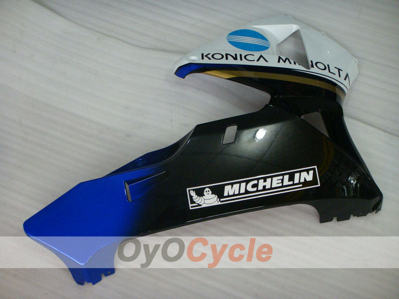 Kit de carénages injectés pour CBR600RR 05-06 - Blanc, noir - Konica Minolta, MICHELIN #OYO87904925