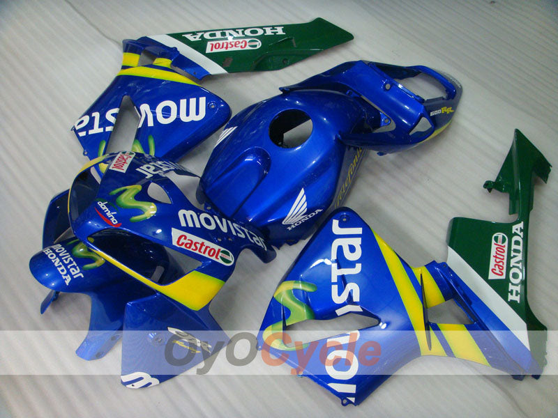 Kit de carénages injectés pour CBR600RR 05-06 - Jaune, bleu - Castrol, MICHELIN, Movistar #OYO87904926 Image principale du produit