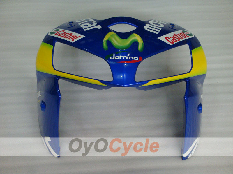 Kit de carénages injectés pour CBR600RR 05-06 - Jaune, bleu - Castrol, MICHELIN, Movistar #OYO87904926