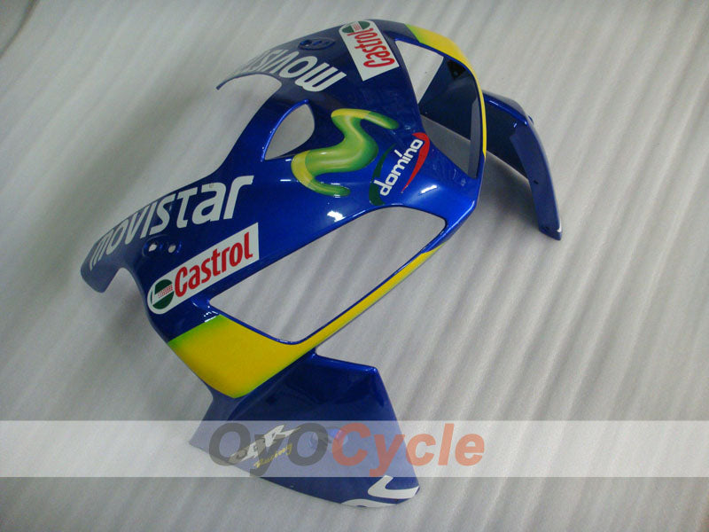 Kit de carénages injectés pour CBR600RR 05-06 - Jaune, bleu - Castrol, MICHELIN, Movistar #OYO87904926