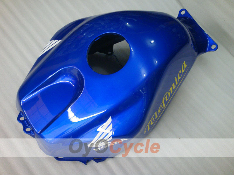 Kit de carénages injectés pour CBR600RR 05-06 - Jaune, bleu - Castrol, MICHELIN, Movistar #OYO87904926