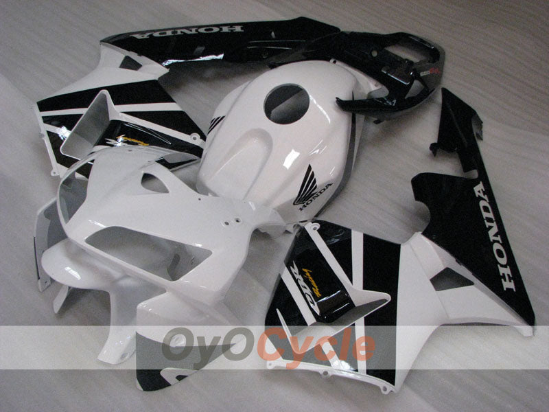 Kit de carénage à injection pour CBR600RR 05-06 - Blanc, Noir - Style d'usine #OYO87904927
