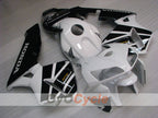Kit de carénage à injection pour CBR600RR 05-06 - Blanc, Noir - Style d'usine #OYO87904927