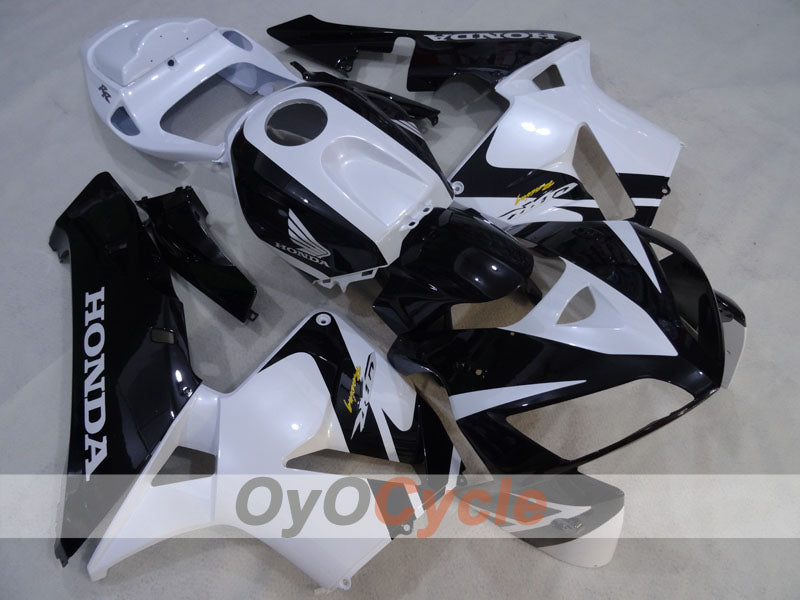 Kit de carénage à injection pour CBR600RR 05-06 - Blanc, Noir - Style d'usine #OYO87904929