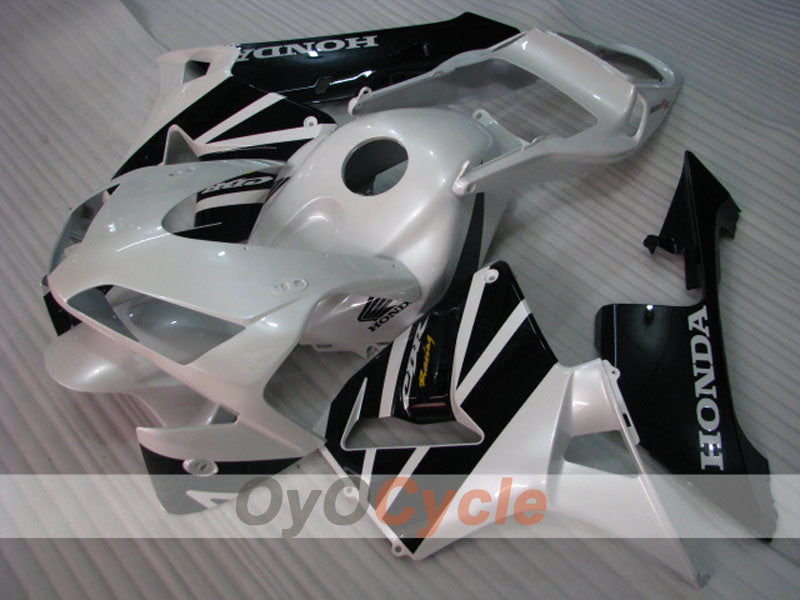Kit de carénage à injection pour CBR600RR 05-06 - Blanc, Noir - Style d'usine #OYO87904930 Image secondaire du produit