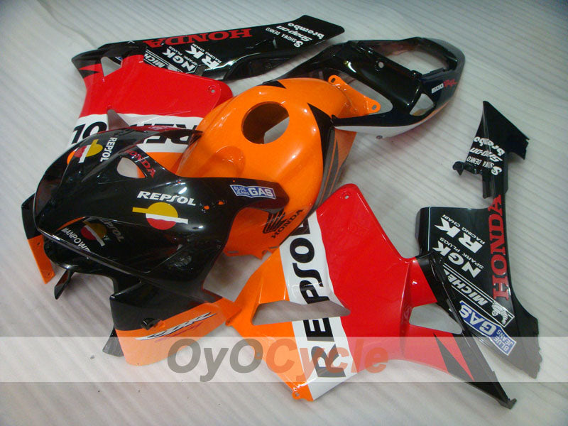 Kit de carénage à injection pour CBR600RR 05-06 - Orange, Noir - MICHELIN, RK, Repsol #OYO87904935 Image principale du produit