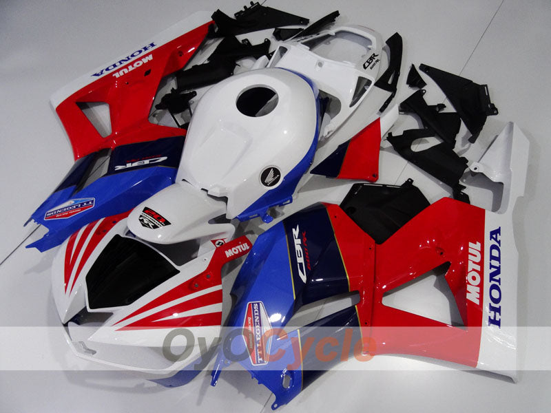 Kit de carénage injecté pour CBR600RR 13-20 - Rouge, Bleu, Blanc - MOTUL #OYO87904939 Image secondaire du produit