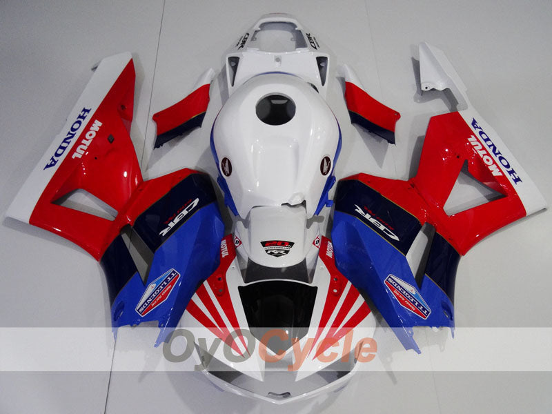 Kit de carénage injecté pour CBR600RR 13-20 - Rouge, Bleu, Blanc - MOTUL #OYO87904939