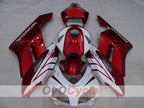 Kit de carénage injecté pour CBR1000RR 04-05 - Rouge, Blanc - Style d’origine #OYO87904941