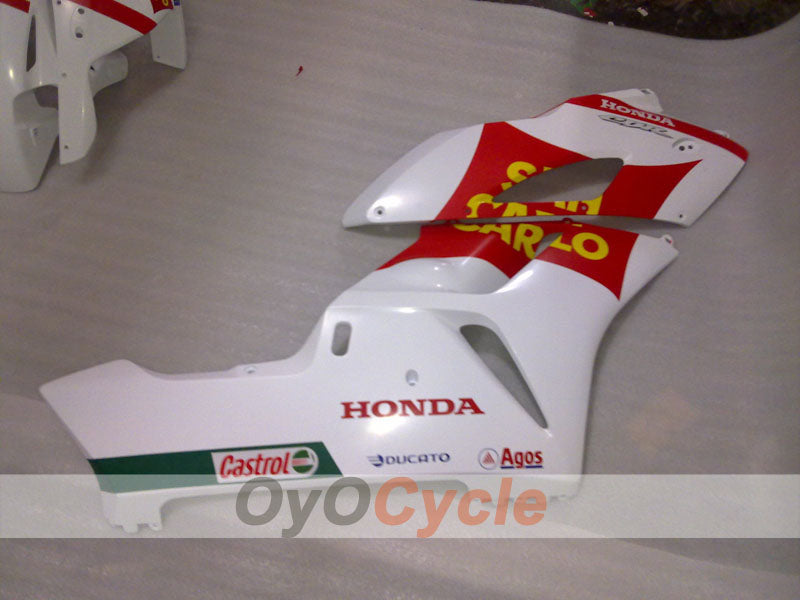 Kit de carénage injecté pour CBR1000RR 04-05 - Rouge, Blanc - San Carlo #OYO87904944