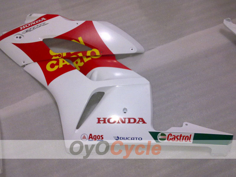 Kit de carénage injecté pour CBR1000RR 04-05 - Rouge, Blanc - San Carlo #OYO87904944