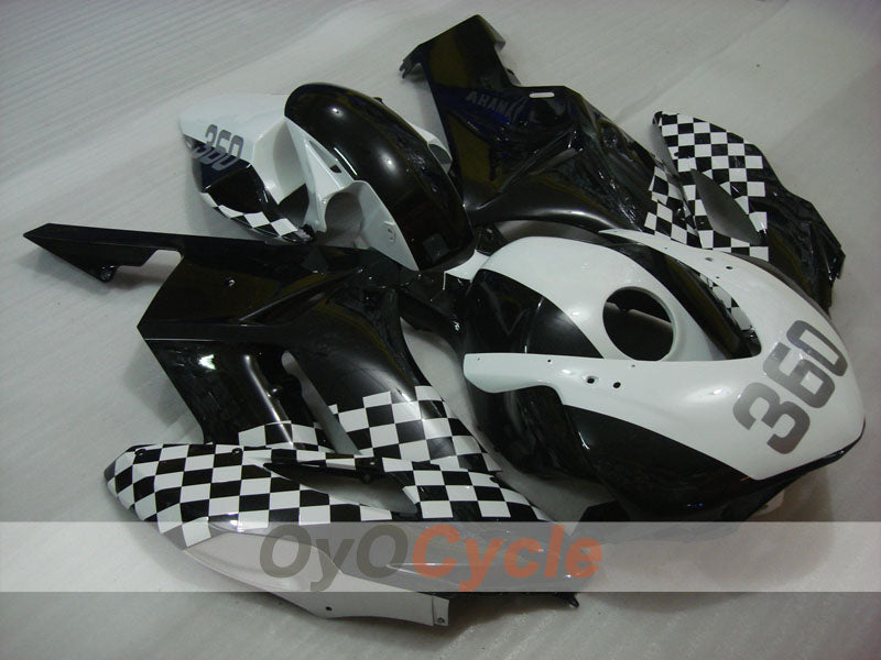Kit de carénage injecté pour CBR1000RR 04-05 - Blanc, Noir - Style d’origine, Personnalisation #OYO87904945