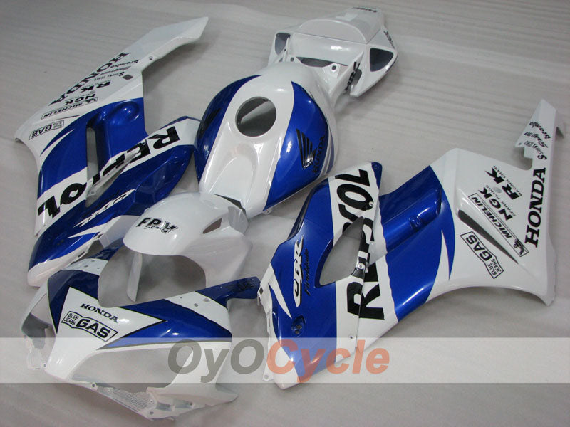 Kit de carénage injecté pour CBR1000RR 04-05 - Bleu, Blanc - Repsol #OYO87904948