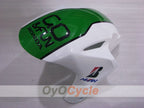 Kit de carénage injecté pour CBR1000RR 04-05 - Vert, Blanc - GO&FUN #OYO87904950
