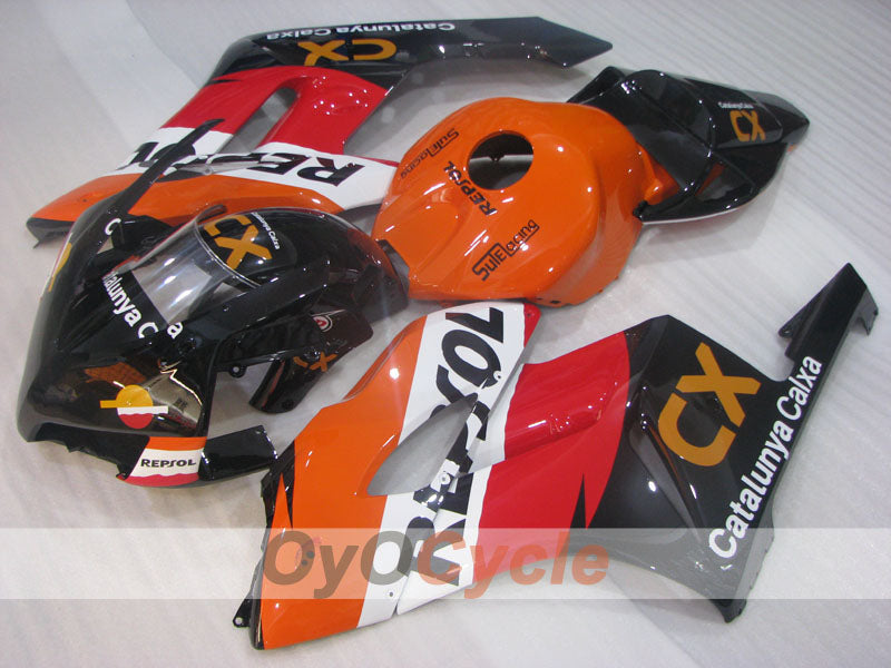Kit de carénage injecté pour CBR1000RR 04-05 - Orange, Noir, Mat - Repsol CX #OYO87904951 Image secondaire du produit