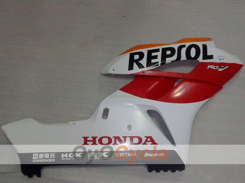Kit de carénage à injection pour CBR1000RR 04-05 - Orange, blanc, mat - Repsol #OYO87904953