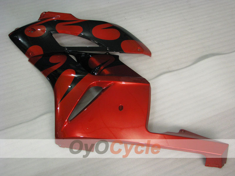 Kit de carénage à injection pour CBR1000RR 04-05 - Orange, noir - Flame #OYO87904957