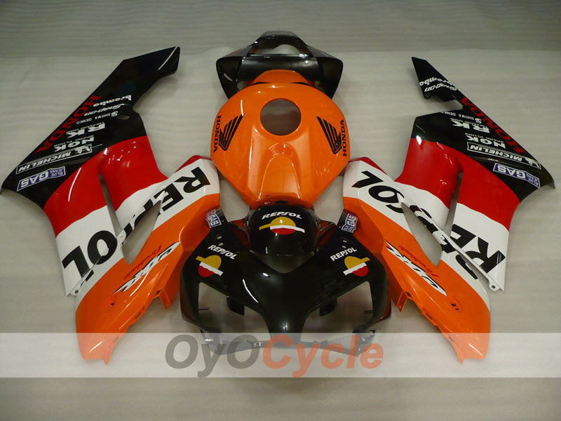 Kit de carénage à injection pour CBR1000RR 04-05 - Orange, noir - Repsol #OYO87904962