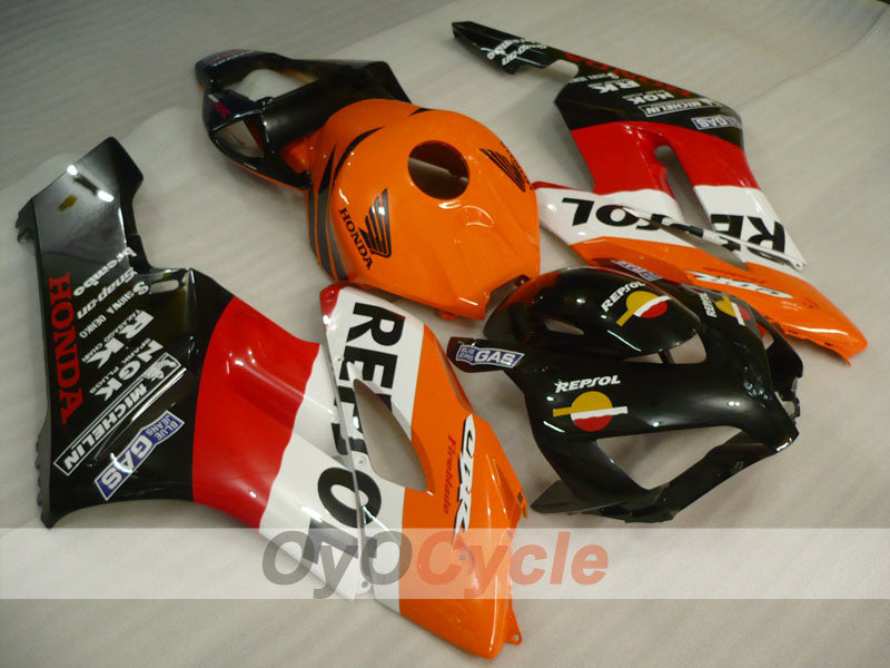 Kit de carénage à injection pour CBR1000RR 04-05 - Orange, noir - Repsol #OYO87904962