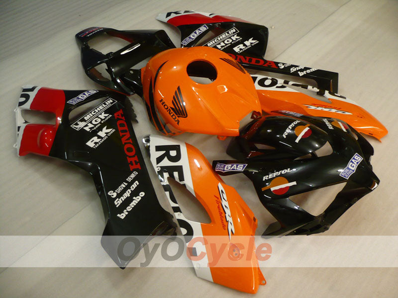 Kit de carénage à injection pour CBR1000RR 04-05 - Orange, noir - Repsol #OYO87904963 Image principale du produit