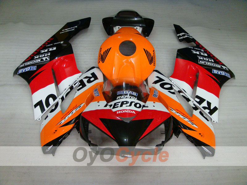 Kit de carénage à injection pour CBR1000RR 04-05 - Orange, Noir - Repsol #OYO87904964 Image secondaire du produit