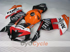 Kit de carénage à injection pour CBR1000RR 04-05 - Orange, Noir - Repsol #OYO87904966