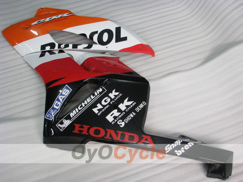 Kit de carénage à injection pour CBR1000RR 04-05 - Orange, Noir - Repsol #OYO87904966