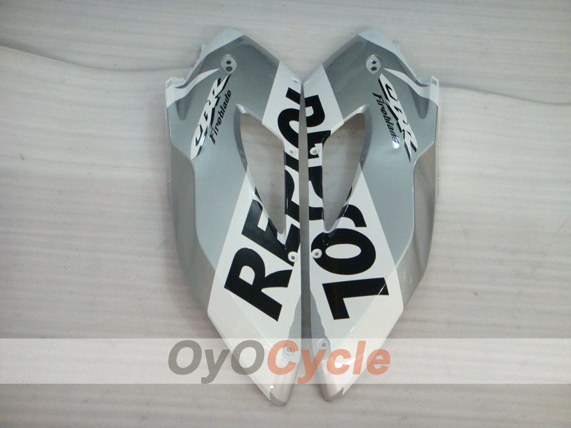 Kit de carénage à injection pour CBR1000RR 04-05 - Blanc, Argent - Repsol #OYO87904967