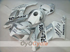 Kit de carénage à injection pour CBR1000RR 04-05 - Blanc, Argent - Repsol #OYO87904967