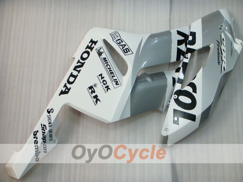Kit de carénage à injection pour CBR1000RR 04-05 - Blanc, Argent - Repsol #OYO87904967