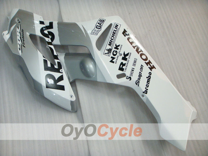 Kit de carénage à injection pour CBR1000RR 04-05 - Blanc, Argent - Repsol #OYO87904967