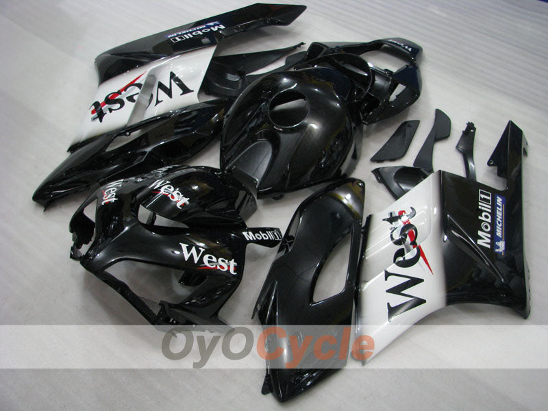 Kit de carénage à injection pour CBR1000RR 04-05 - Blanc, Noir - West #OYO87904970