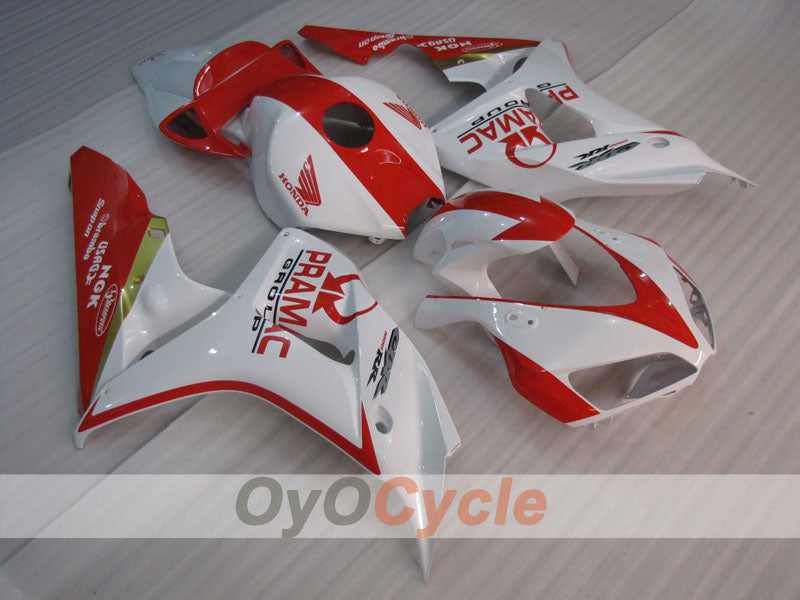Kit de carénage à injection pour CBR1000RR 06-07 - Rouge, Blanc - PRAMAC #OYO87904972 Image principale du produit