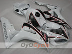 Kit de carénage à injection pour CBR1000RR 06-07 - Blanc, Noir - Style d’usine #OYO87904973