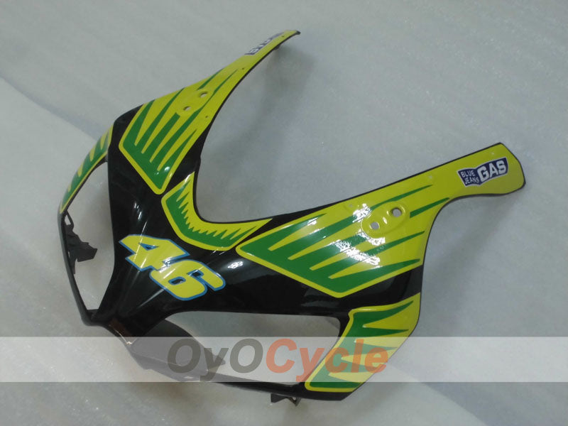 Kit de carénage à injection pour CBR1000RR 06-07 - Jaune, Noir - Rossi #OYO87904975