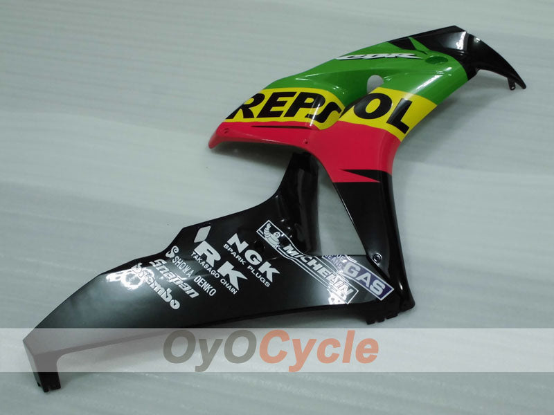 Kit de carénage à injection pour CBR1000RR 06-07 - Vert, Noir - Repsol #OYO87904976