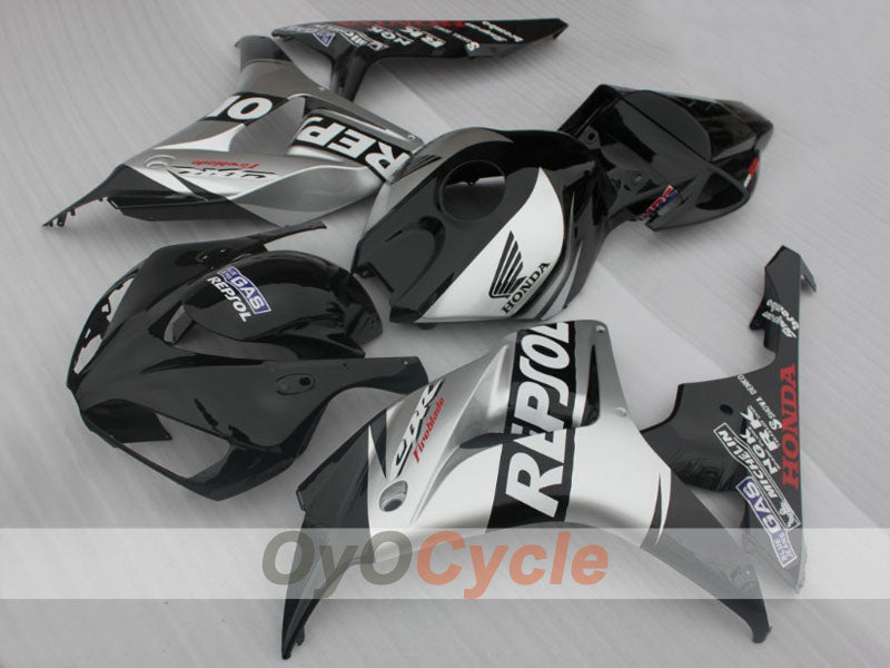 Kit de carénage à injection pour CBR1000RR 06-07 - Noir, argent - Repsol #OYO87904977