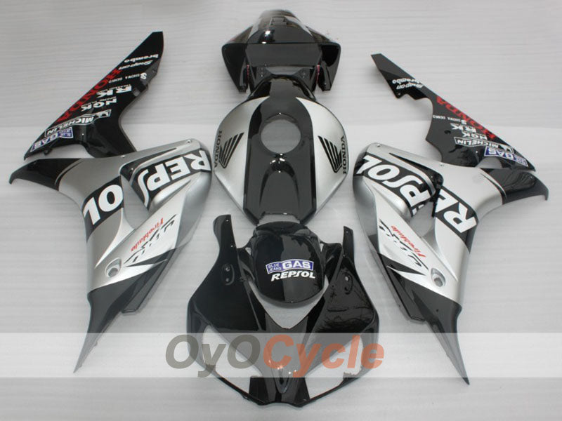 Kit de carénage à injection pour CBR1000RR 06-07 - Noir, argent - Repsol #OYO87904977