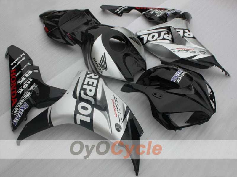 Kit de carénage à injection pour CBR1000RR 06-07 - Noir, argent - Repsol #OYO87904977