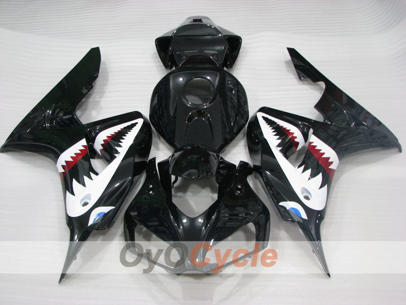 Kit de carénage à injection pour CBR1000RR 06-07 - Noir - Requin #OYO87904979 Image secondaire du produit