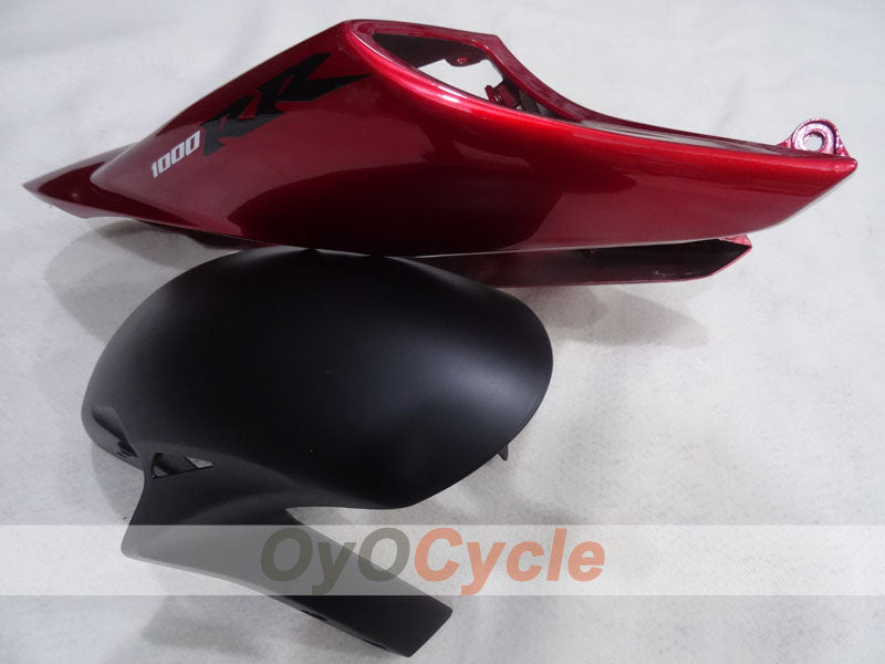 Kit de carénage à injection pour CBR1000RR 06-07 - Rouge vin, noir - Style d'origine #OYO87904980
