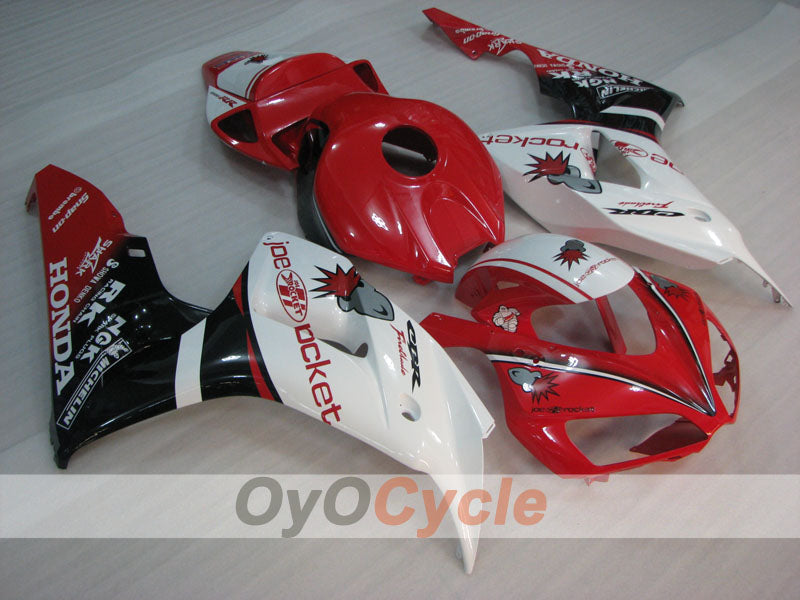 Kit de carénage à injection pour CBR1000RR 06-07 - Rouge, blanc - HRC #OYO87904983 Image principale du produit