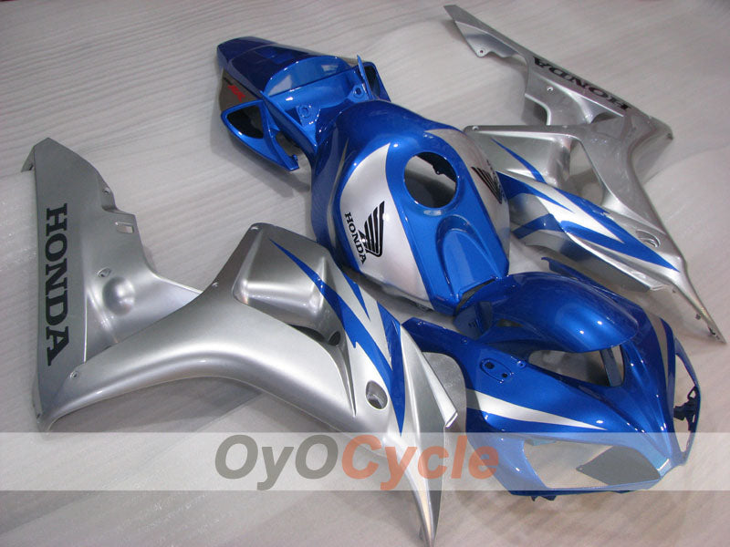 Kit de carénage à injection pour CBR1000RR 06-07 - Bleu, argent - Style d'origine #OYO87904986 Image principale du produit