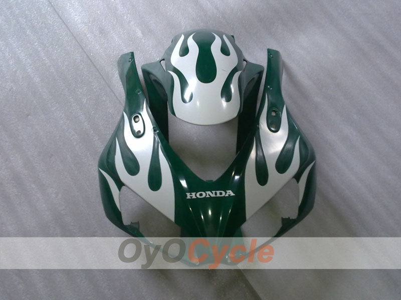 Kit de carénage à injection pour CBR1000RR 06-07 - Vert militaire - Flamme #OYO87904987