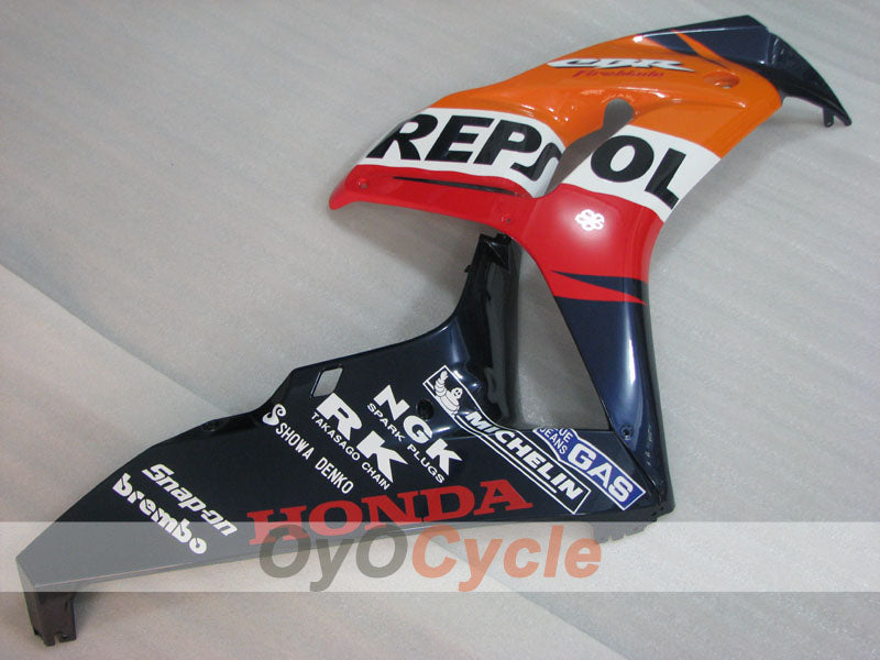 Kit de carénage à injection pour CBR1000RR 06-07 - Orange, noir - Repsol #OYO87904988