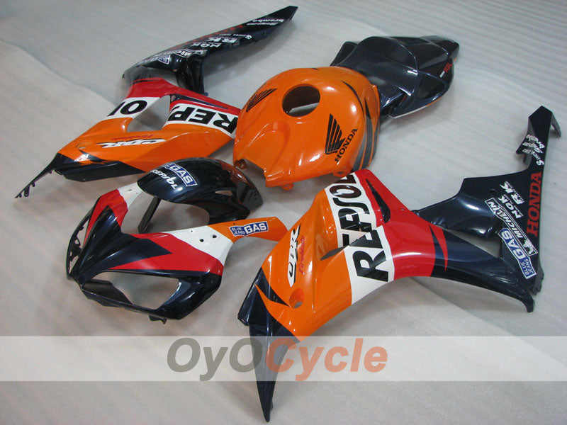 Kit de carénage à injection pour CBR1000RR 06-07 - Orange, noir - Repsol #OYO87904988