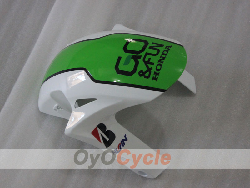 Kit de carénage à injection pour CBR1000RR 06-07 - Vert, Blanc - GO&FUN #OYO87904989