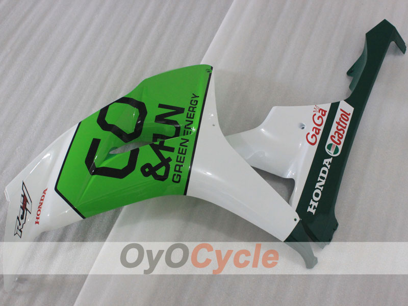 Kit de carénage à injection pour CBR1000RR 06-07 - Vert, Blanc - GO&FUN #OYO87904989